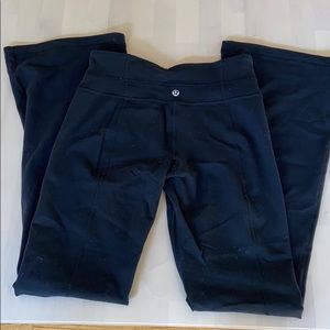 Lululemon pants. Boot leg.